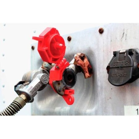 ACCUFORM Accuform Stopout Trailer-Lock Glad Hand Lockout, Plastic KDD477